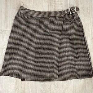 Brandy Melville Wallet Patterned Mini Skirt